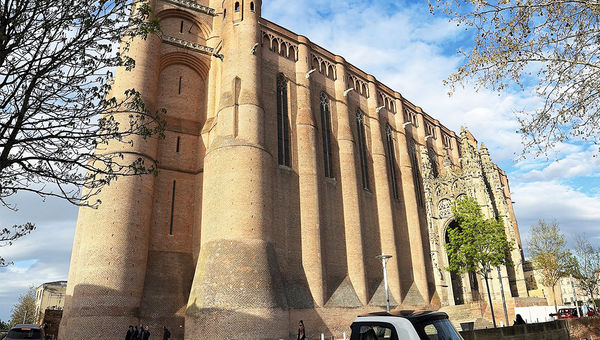 Albi Cathedral, a Unesco World Heritage Site, was built in the aftermath of the Albigensian Crusade.
