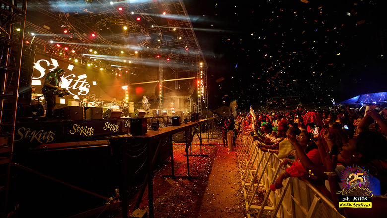 A scene from last year's St. Kitts Music Festival. Concerts at this year's festival will take place at Warner Park Stadium in Basseterre.