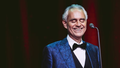Italian tenor Andrea Bocelli.