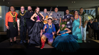 Cirque du Soleil artists and creative team.
