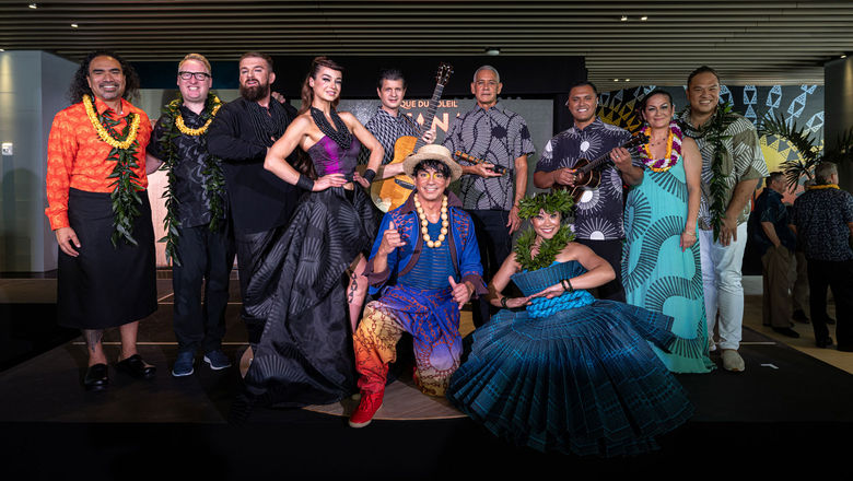 Cirque du Soleil artists and creative team.
