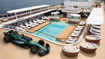 There will be a replica race car on the Seven Seas Splendor during a Formula 1 themed cruise.