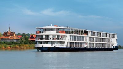 The AmaDara sailing the Mekong River. It will be joined by the AmaKaia in 2026.