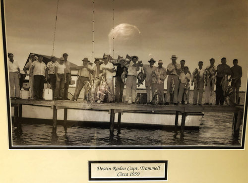 The corridors of the resort are lined with vintage black-and-white photos of Destin. The corridors of the resort are lined with vintage black-and-white photos of Destin.