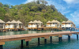 The resort's accommodation mix will soon feature these Vincy Overwater Two-Story Villas, which represent an all-new room category for the Sandals brand. The villas are currently under construction are are expected to launch later this summer.