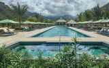 The Sandals Saint Vincent and the Grenadines is surrounded by lush, green mountains.