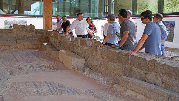 The Magdala Center in Galilee, home to the ruins of a synagogue dating from the first century and considered the birthplace of Mary Magdalene.