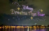 The new nighttime show at Disney Springs, "Disney Dreams that Soar," will run through Sept. 2.