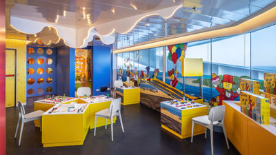 The Lego Room on the MSC World Europa.