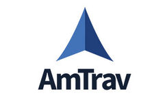 The AmTrav logo. The TMC is being acquired by TravelPerk.