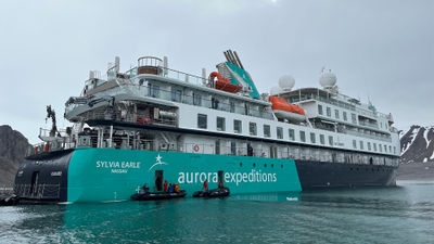Aurora Expeditions' Sylvia Earle.