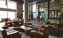 The Barnett's lobby.