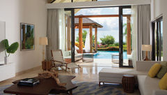 The interior of a top-tier accommodation at the InterContinental Dominica Cabrits Resort & Spa.