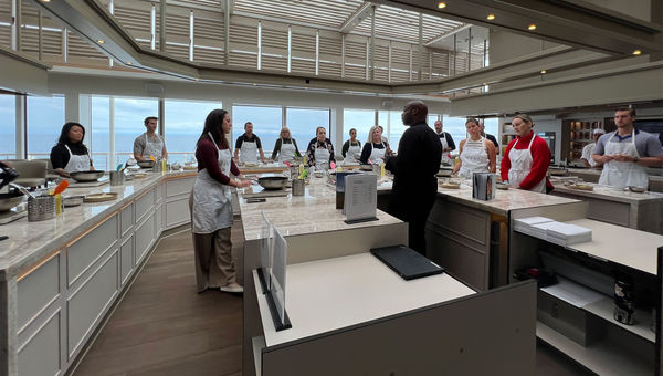 The SALT cooking classes on board are free, fun and easy.