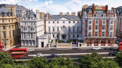 A rendering of the Cambridge House, Auberge Resorts Collection, which is on track to open in late 2025.