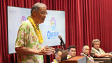 Mufi Hannemann is stepping down from his post as CEO of the HLTA.