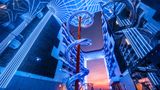 The Jaw Drop @ The Spiral slide will wind down 11 decks through the heart of the World Promenade.