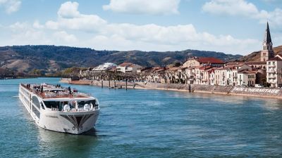 Uniworld's S.S. Catherine sailing in France.