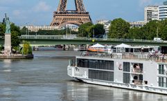 A Viking Longship in Paris.