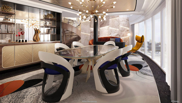 A rendering of the IncrediSuite on the Disney Destiny.