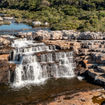 Guests can swim at a number of nearby waterfalls when staying at GweGwe Beach Lodge in the Mkambati Nature Reserve, South Africa.
