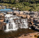 Guests can swim at a number of nearby waterfalls when staying at GweGwe Beach Lodge in the Mkambati Nature Reserve, South Africa.