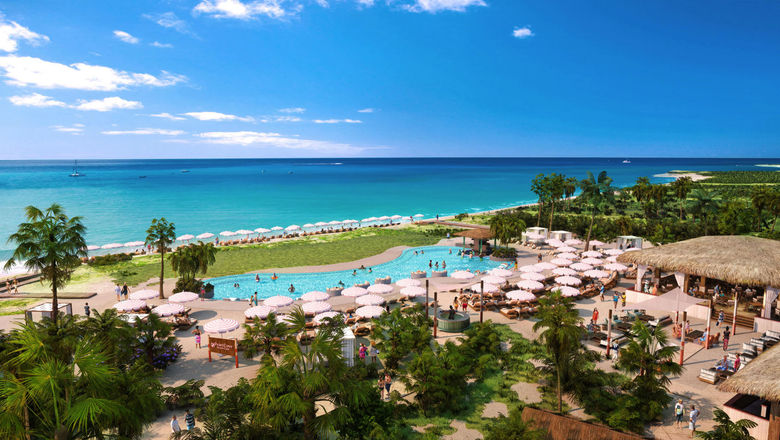 Pearl Cove Beach Club will have an infinity pool and its own beach.