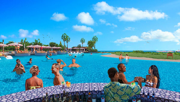 There will be a swim-up bar in Pearl Cove's infinity pool.