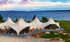 The Under Canvas Acadia, located near Acadia National Park in Maine. Hyatt Hotels Corp. has announced a new alliance with Under Canvas, integrating the glamping brand's 13 outdoor resorts into its loyalty program.