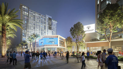 The 261-room Kimpton Orlando will be part of a new Westcourt development downtown.