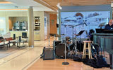 Passengers can enjoy live music performances in the living room aboard the Viking Mississippi.