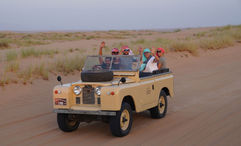A Platinum Heritage Land Rover excursion in the Dubai Desert Conservation Reserve.