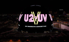 “V-U2, An Immersive Concert Film” is based on U2’s sold-out performances at Sphere.