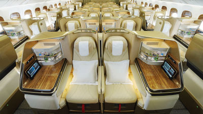 All seats in the refurbished business-class cabin come with their own minibar, among other enhancements.
