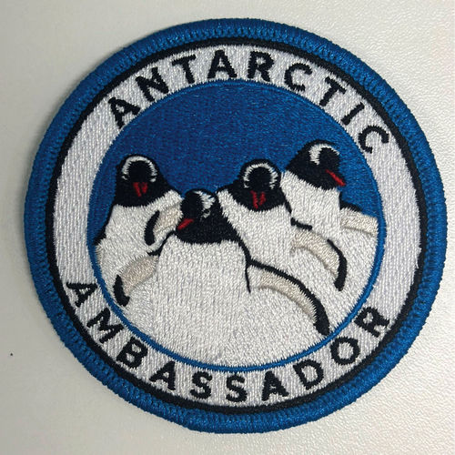 HX's new loyalty program will offer repeat guests a patch, much like this Antarctic Ambassador patch worn by crew members. HX's new loyalty program will offer repeat guests a patch, much like this Antarctic Ambassador patch worn by crew members.