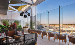 Delta Air Lines' Delta One lounge at Los Angeles International Airport.