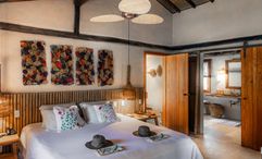 A master suite at Pousada Trijuncao, a Brazilian lodge on Extraordinary Journeys' wilderness and wildlife itinerary.
