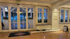 Retail editor Jamie Biesiada says damage from the storm at Disney World seems to be minimal: water pooling in a volleyball court, a few branches down in the Stormalong Bay pool area, leaves scattered.