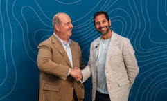 Virtuoso CEO Matthew Upchurch, left, and Ryan Mossny, co-founder of Matagarup Zip+Climb.