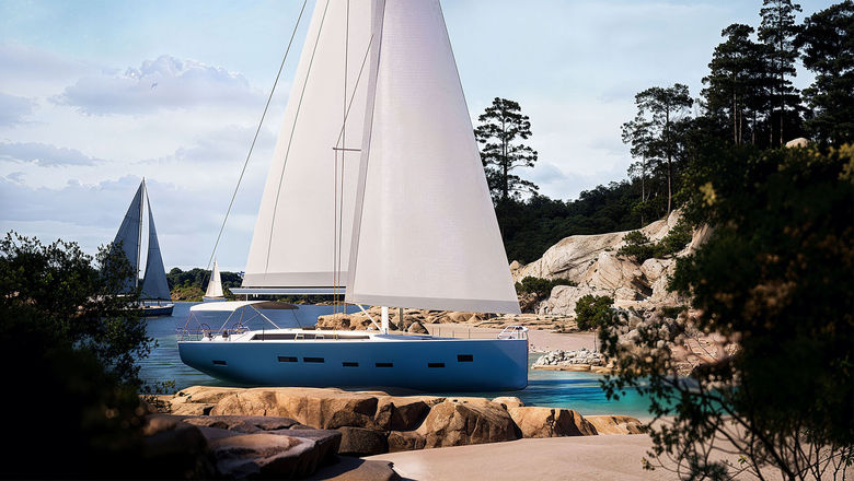 A rendering of one of the 10-passenger yachts G Adventures will sail in the Greek Islands.