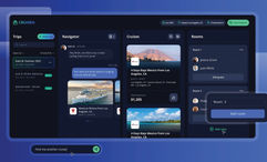 An example of what a travel advisor will see when using the Cruisen platform.