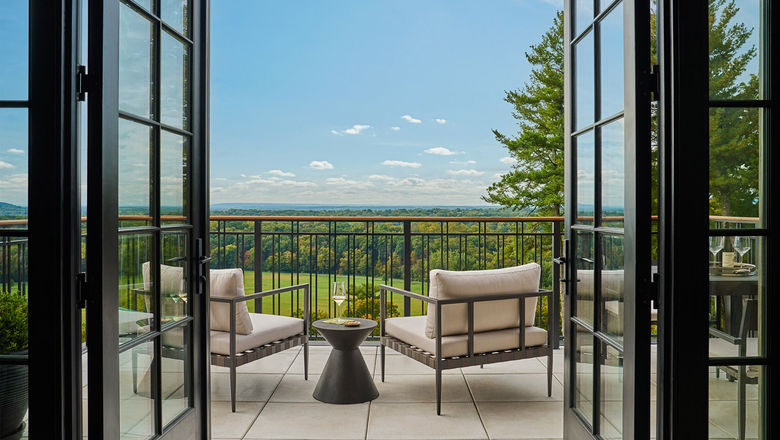 A view A view from a one-bedroom Estate Suite at the Pendry Natirar.