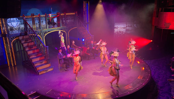 A production show called "Paradis," one of four on the Explorer. A production show called "Paradis," one of four on the Explorer.