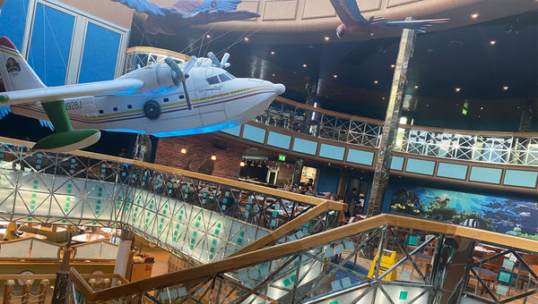 An airplane on the Islander is another nod to Buffett, who was a pilot.