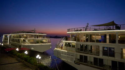 The Viking Sobek and Viking Hathor are sister ships to the new Viking Thoth.