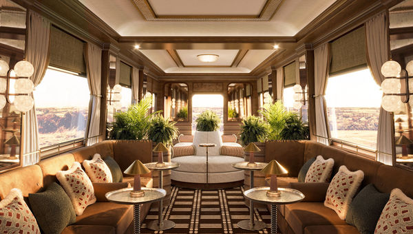 The Britannic Explorer's Observation Car will be home to the botanically inspired Bar.