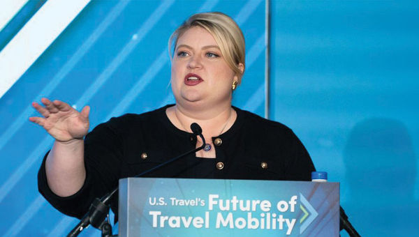 Rep. Kat Cammack called President Trump "a visionary who likes bold, big ideas." Rep. Kat Cammack called President Trump "a visionary who likes bold, big ideas."