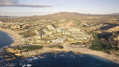 An aerial rendering of the Park Hyatt Los Cabos, a resort slated to open in July.
