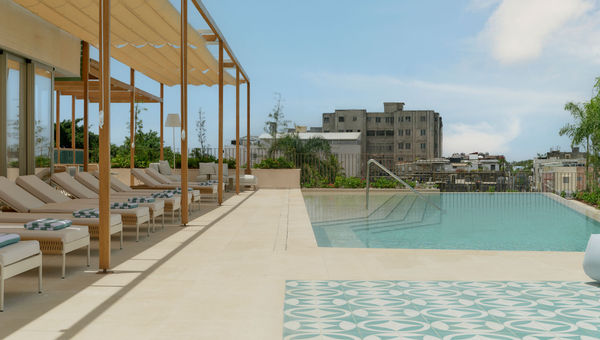 The Kimpton Las Mercedes has a rooftop pool and gym with views overlooking Santo Domingo. The Kimpton Las Mercedes has a rooftop pool and gym with views overlooking Santo Domingo.