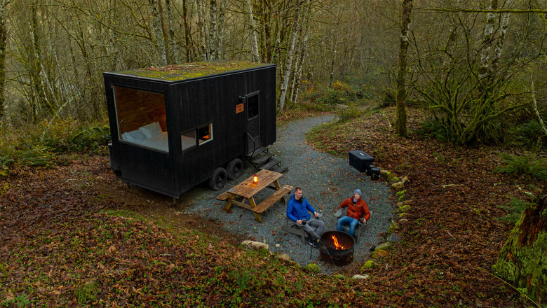 Postcard Cabins specializes in "tiny cabin" accommodations.